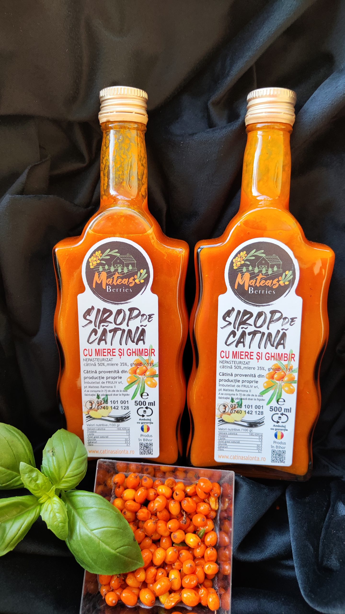 PACHET 2 SIROP CATINA CU GHIMBIR
