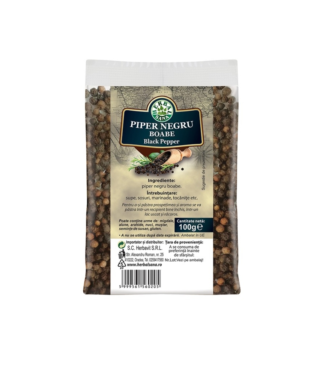 PIPER NEGRU BOABE 100G