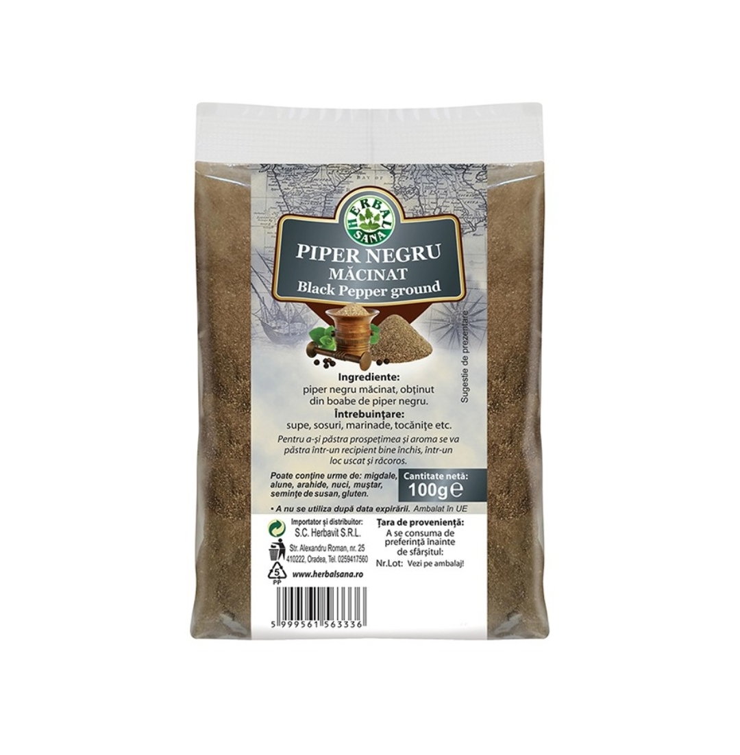 PIPER NEGRU MACINAT 100G