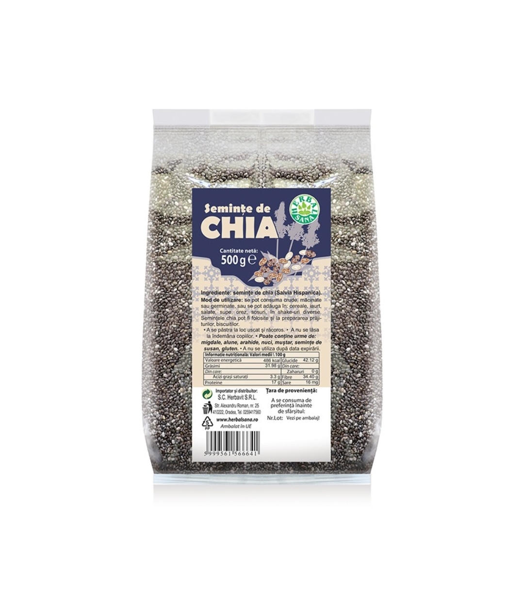 SEMINTE DE CHIA 500 g